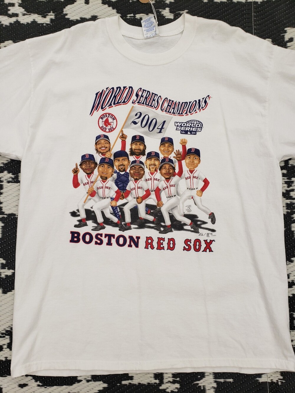 Vintage 2004 World Series Champions Boston Red Sox Tee
